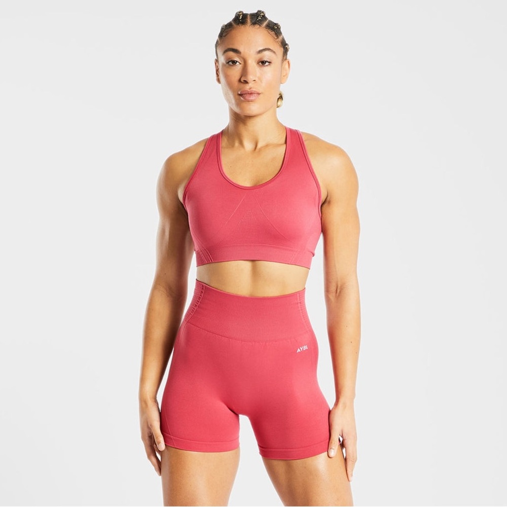 NWOT AYBL Balance V2 Seamless Sports Bra - XL Dusty Rose